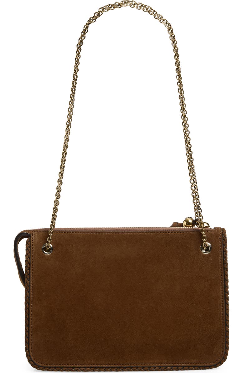 Etro Suede Crossbody Bag, Alternate, color, Ochre