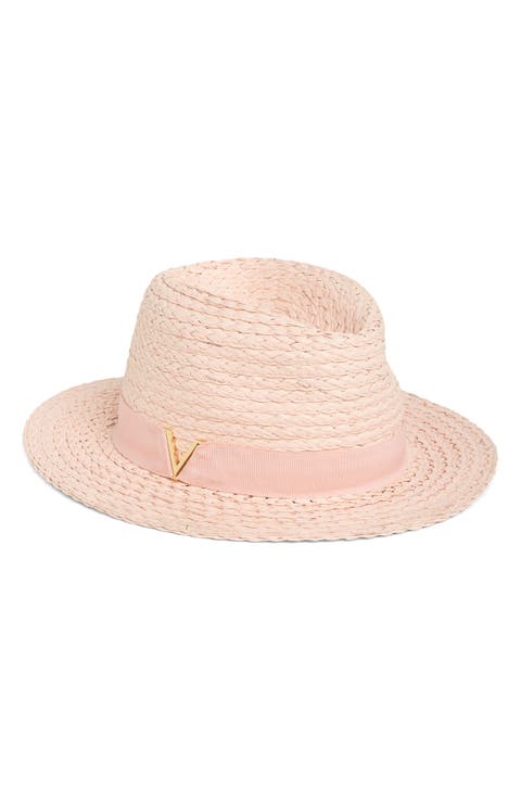 Metallic Lala Paper Panama Hat