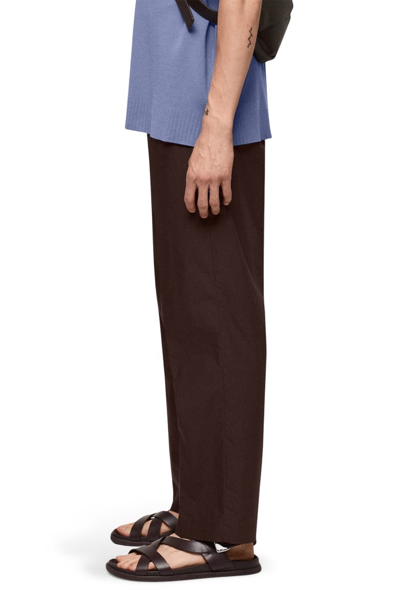 Regular Fit Cotton Pants, Alternate, color, BROWN