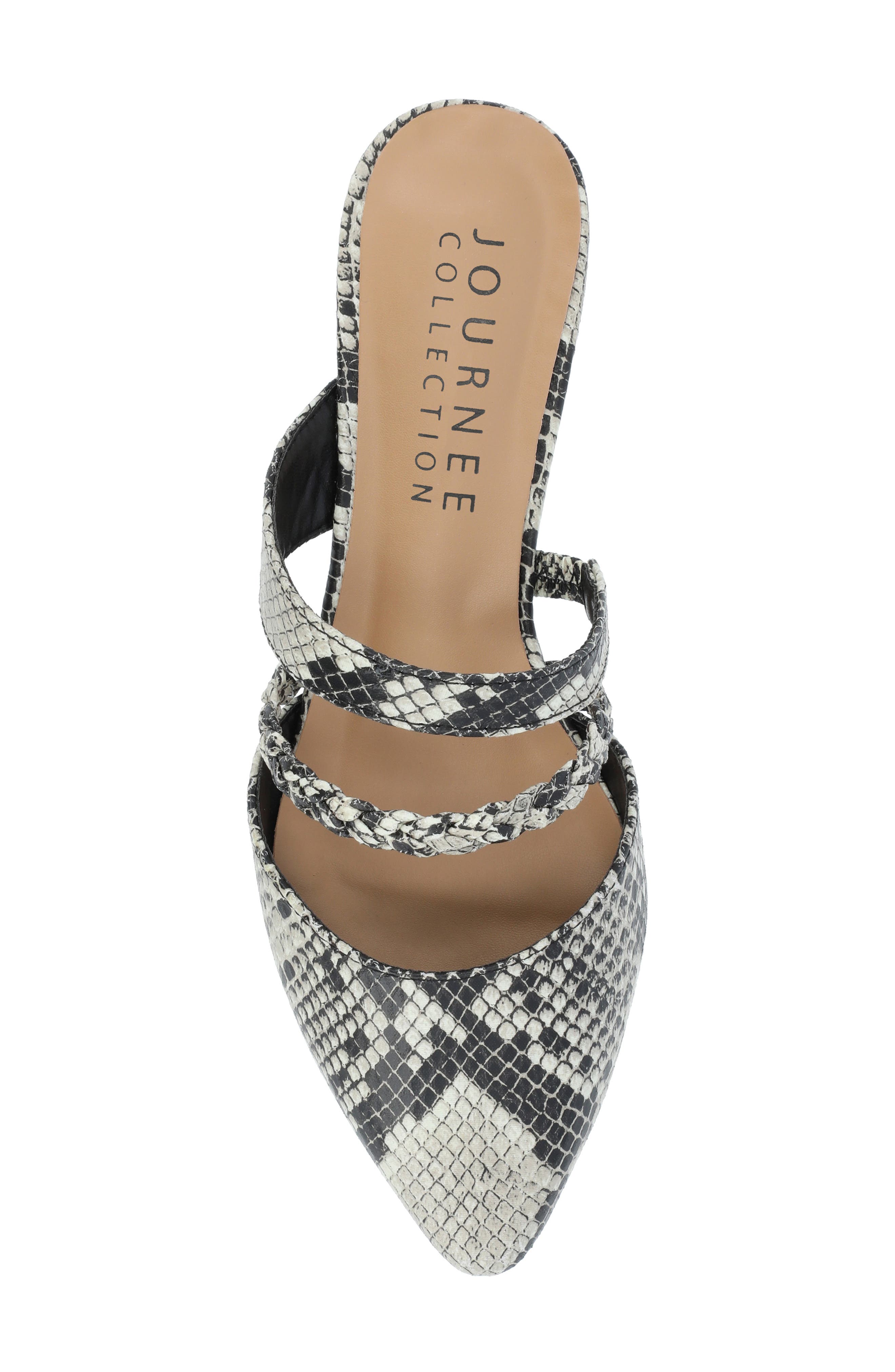 Journee Collection Olivea Mule - Narrow Width, Alternate, color, Snake