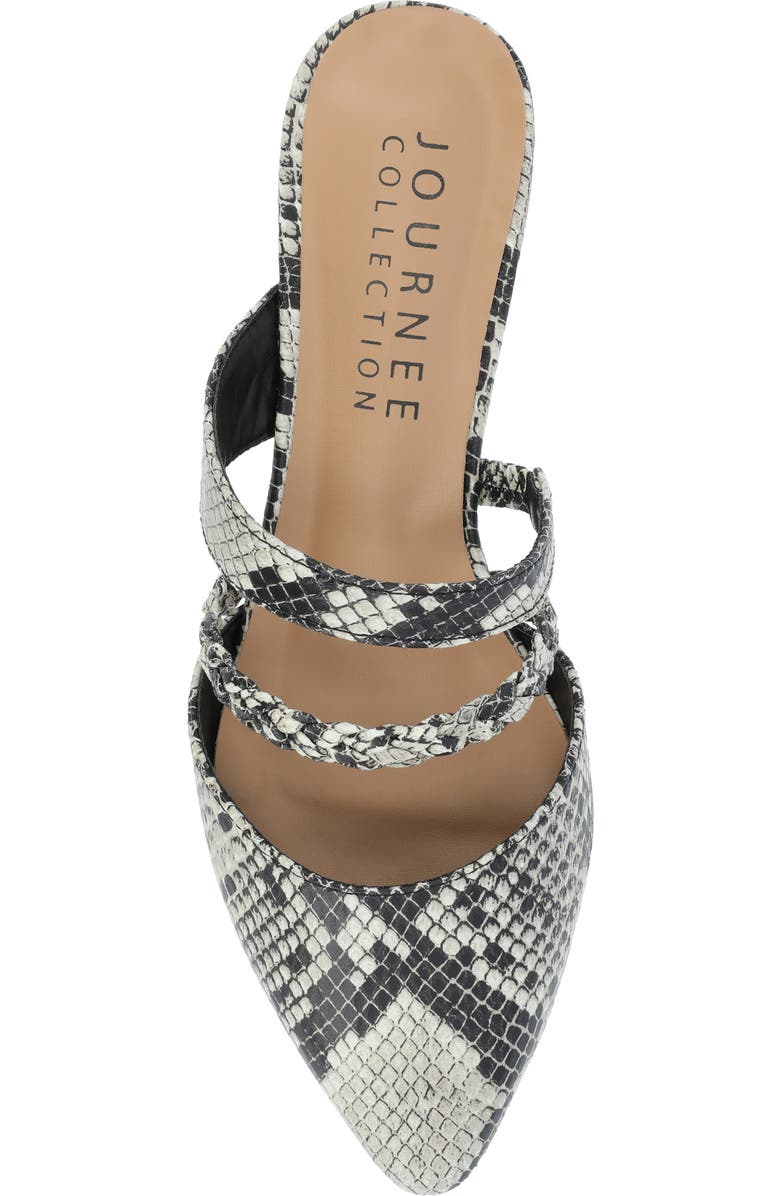 Journee Collection Olivea Mule - Narrow Width, Alternate, color, Snake
