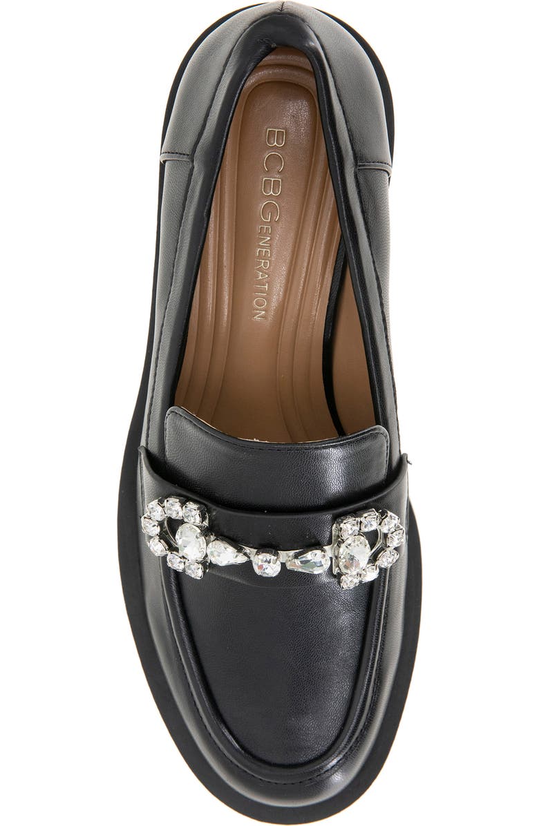 BCBGeneration Carli Crystal Bit Loafer, Alternate, color,