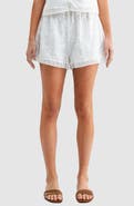 Lush Lace Hemline Embroidered Shorts