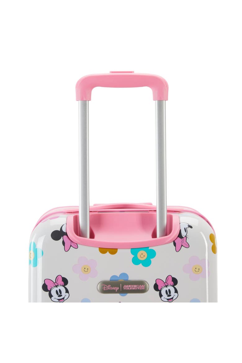 Disney Hardside Carry on 18 Inch Luggage with Spinner Wheels, Alternate, color, Minnie Mouse
