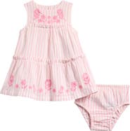 Mini Boden Tiered Ruffle Cotton Dress