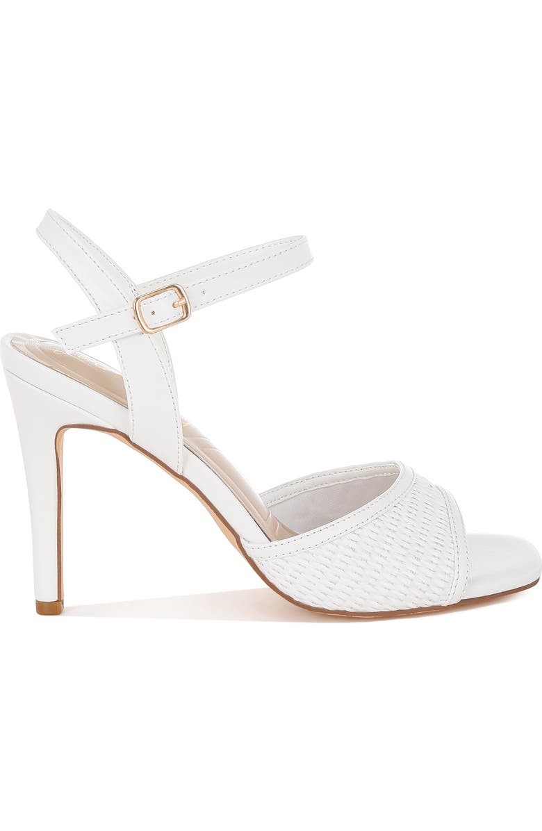 LONDON RAG Vilasta Raffia Stiletto Sandal, Alternate, color,