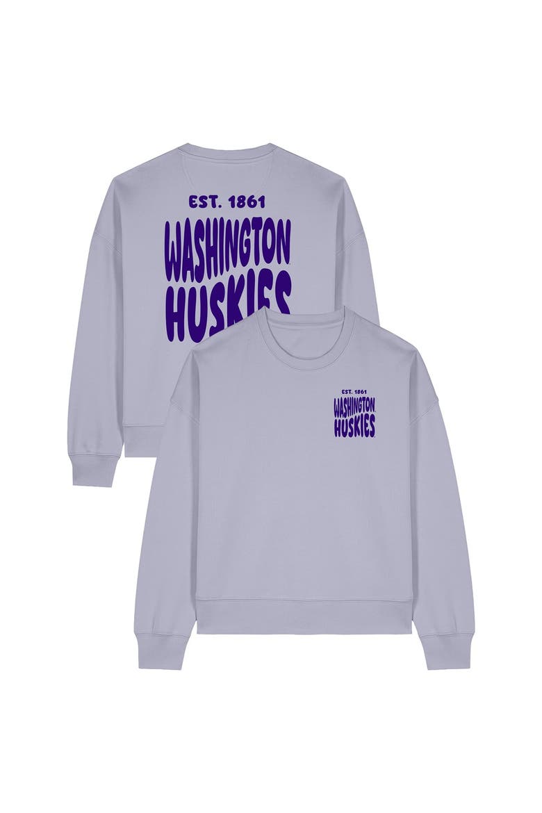 Women's Uscape Apparel  Purple Washington Huskies Cloud Sweatshirt, Main, color, Purple