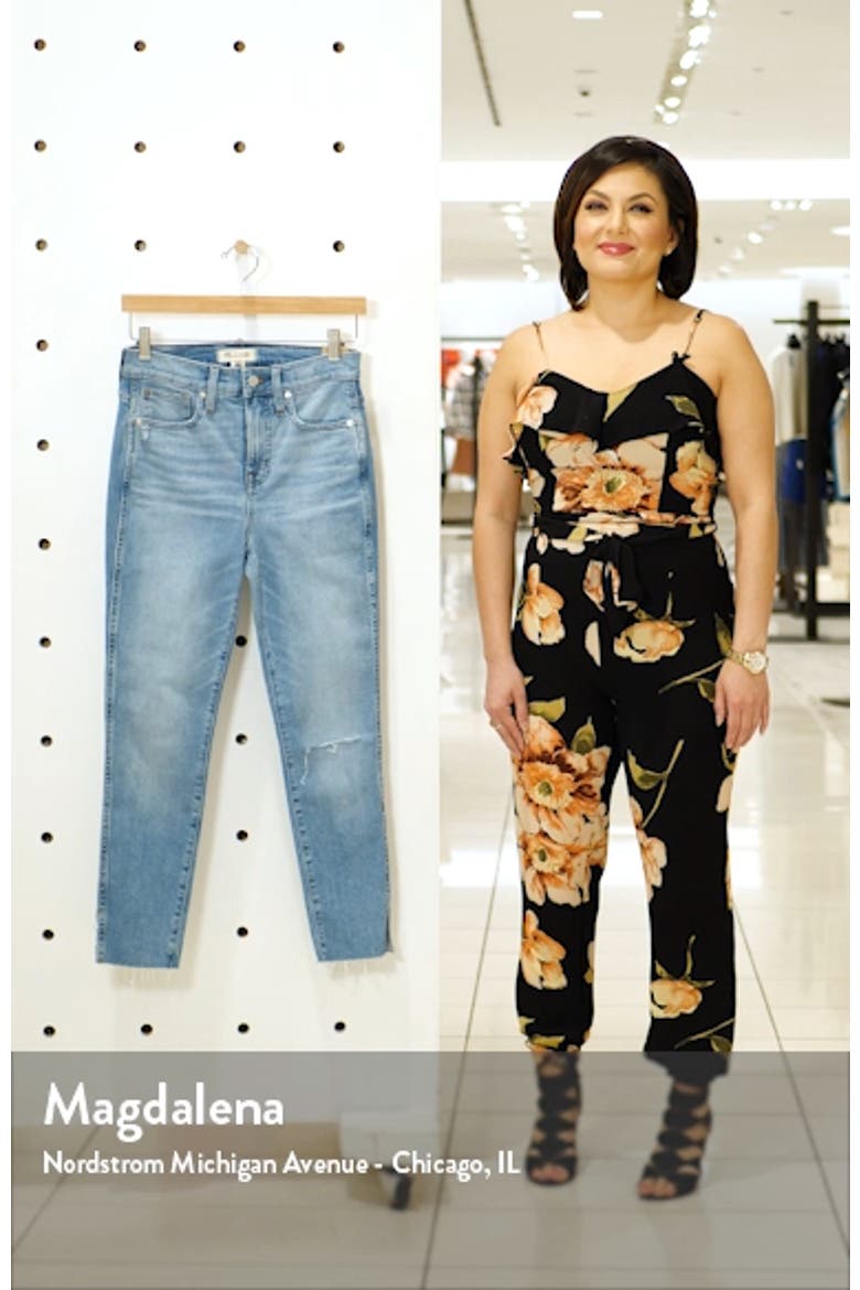 Ripped 10-Inch High Waist Crop Skinny Jeans video