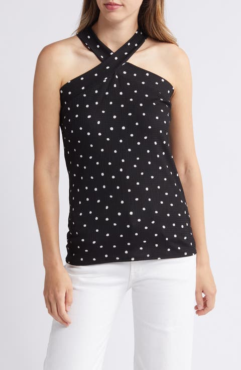 Polka Dot Halter Top