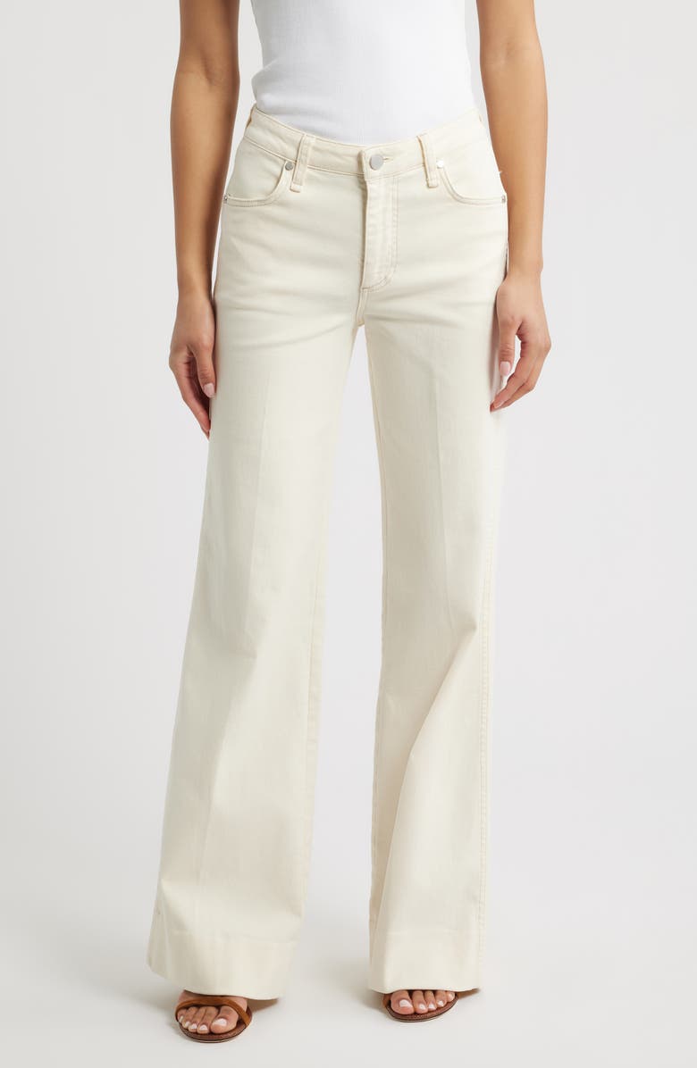 rag & bone Ruby Flare Jeans, Main, color, Ecru