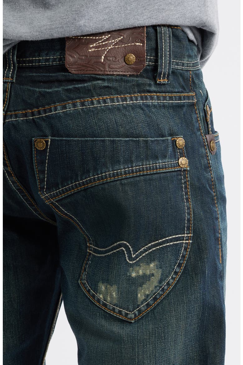 Relaxed Straight Leg Jeans, Alternate, color, FOLIAGE