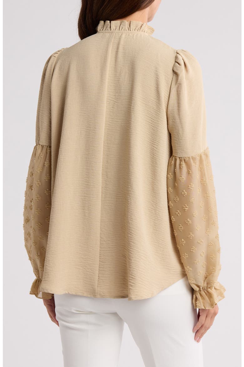 Mixed Media Top, Alternate, color, SAND
