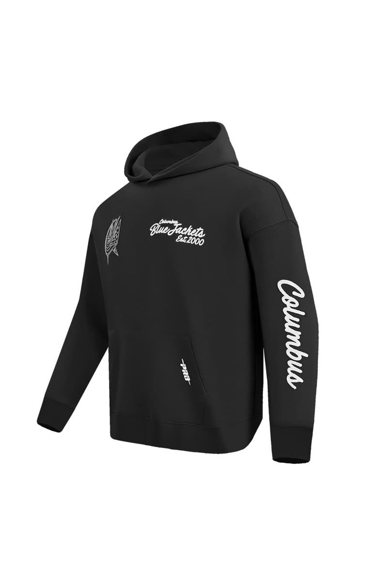 PRO STANDARD Men's Pro Standard  Black Columbus Blue Jackets Paint the City Pullover Hoodie, Alternate, color, 