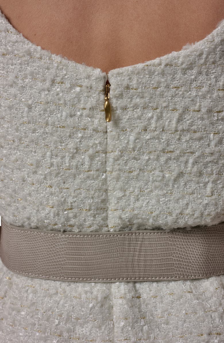 Donna Karan New York Belted A-Line Midi Dress, Alternate, color,