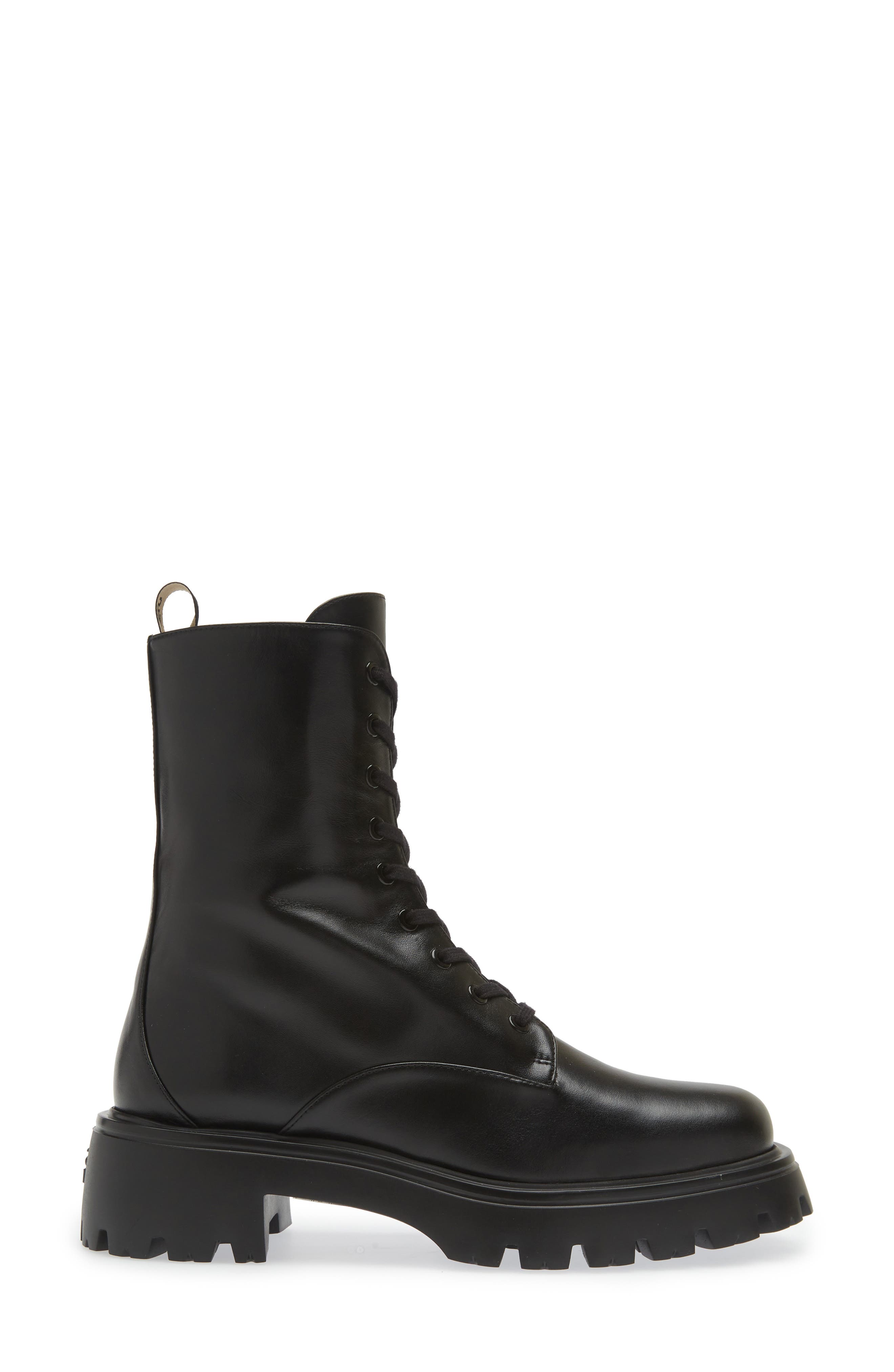 Stuart Weitzman Emerson Lace-Up Bootie, Alternate, color, 