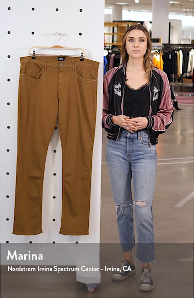 Transcend Federal Slim Straight Leg Jeans, sales video thumbnail