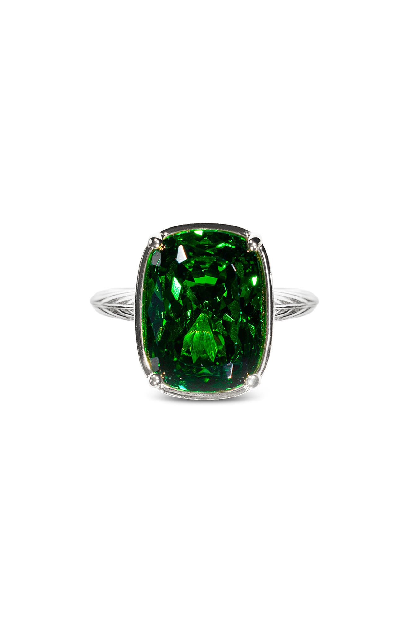SILVER/ EMERALD