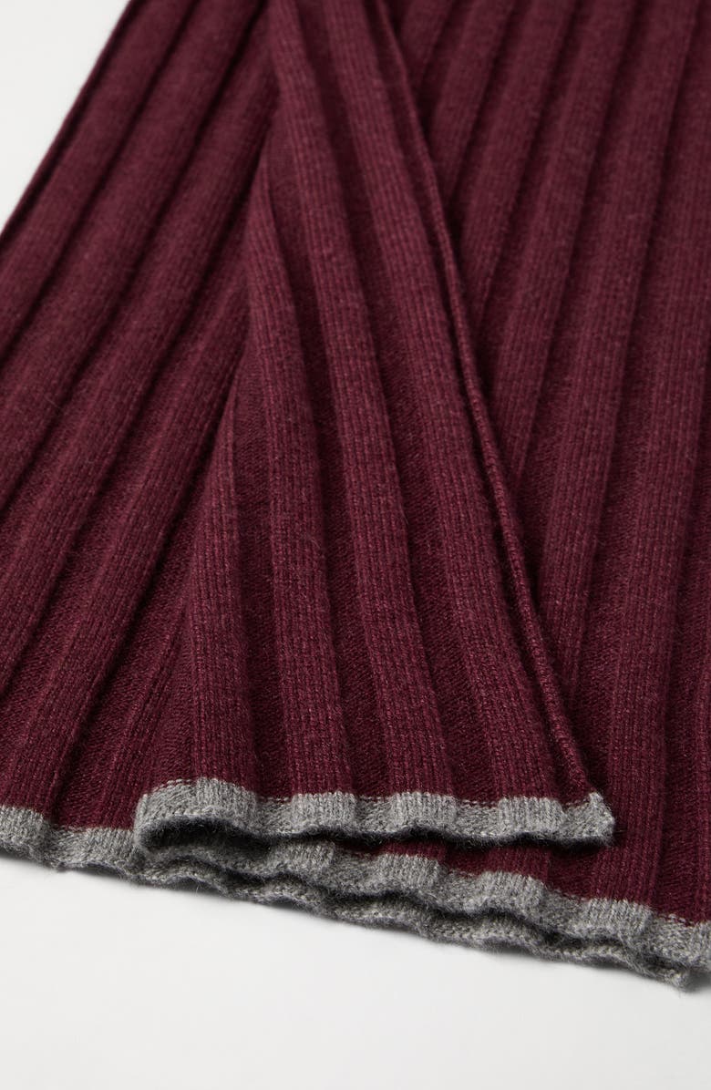 Brunello Cucinelli Cashmere scarf, Alternate, color, Amaranth