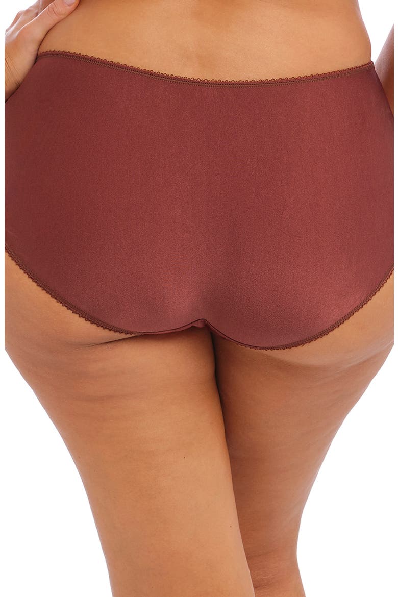 Cate Full Figure High Waist Briefs, Alternate, color, DARK COPPER