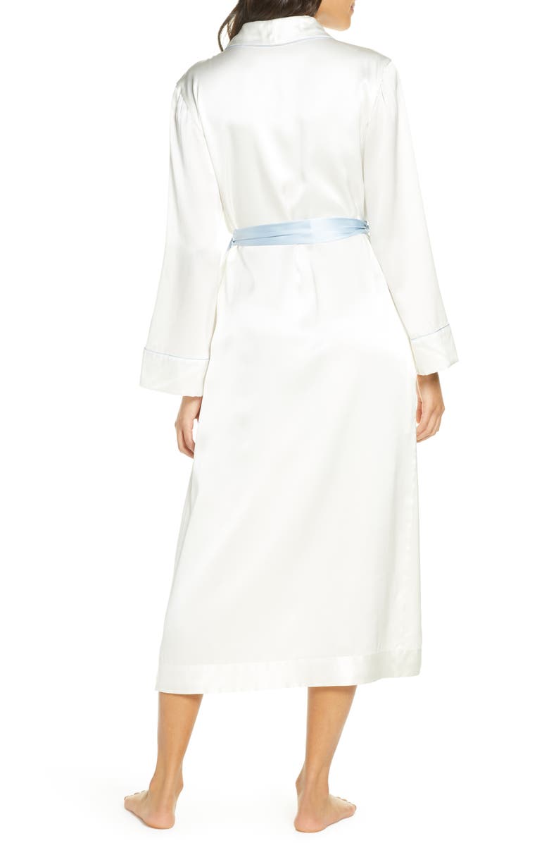 Kiki de Montparnasse Silk Robe, Alternate, color, 