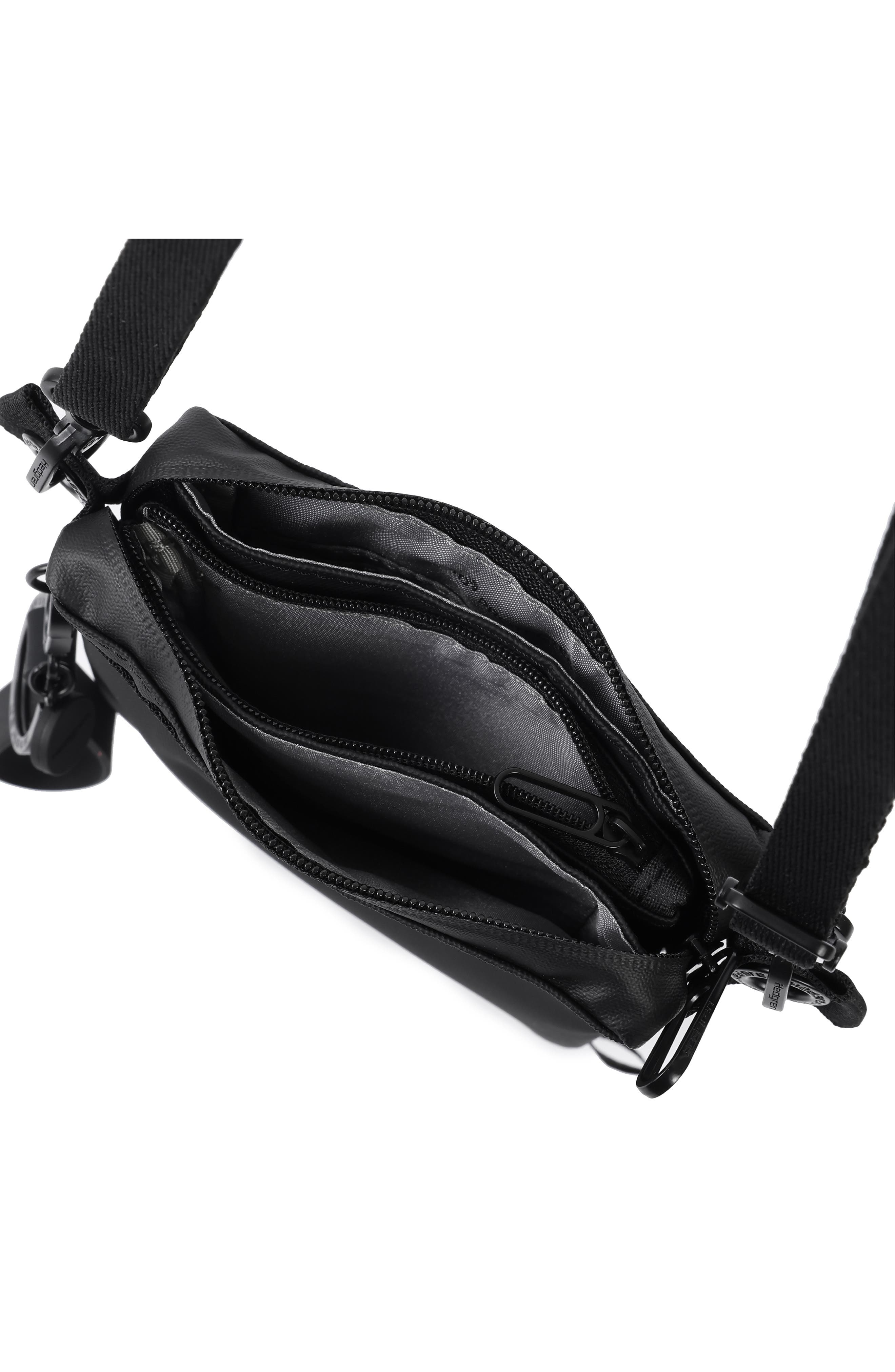 Hedgren OTU Vertical RFID Crossbody Bag, Alternate, color, Coated Black/ Grey