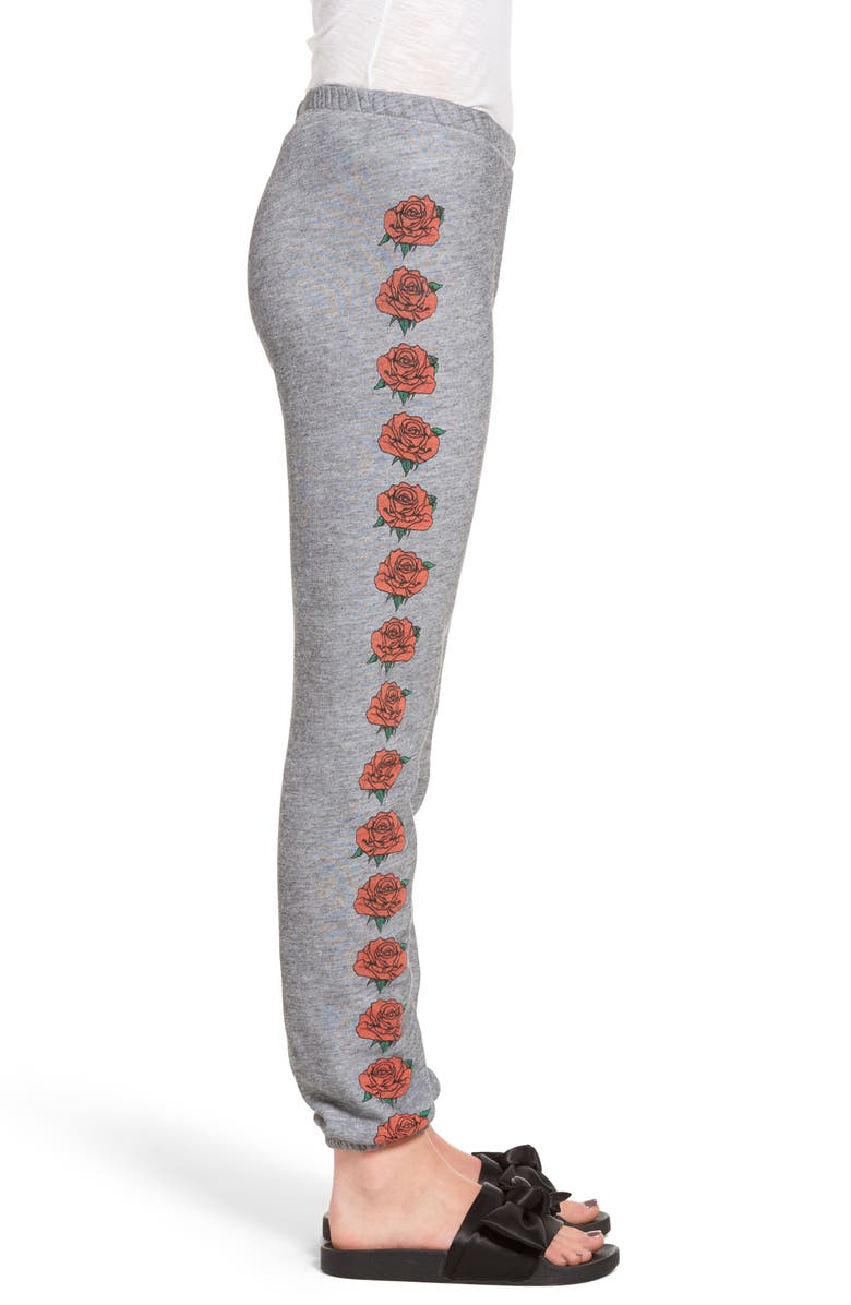 Wildfox Bouquet Knox Sweatpants, Alternate, color, 