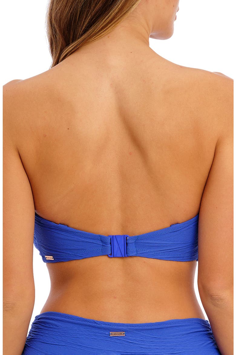 Beach Waves Underwire Bandeau Bikini Top, Alternate, color, ULTRAMARINE