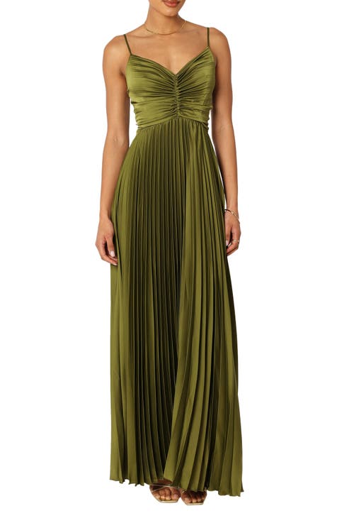 Green formal dresses for women best sale