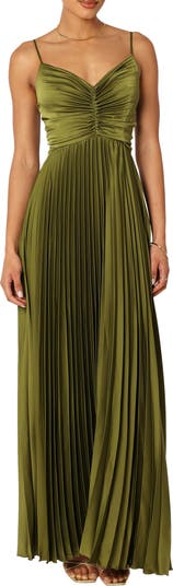 Naira Pleated Maxi Dress