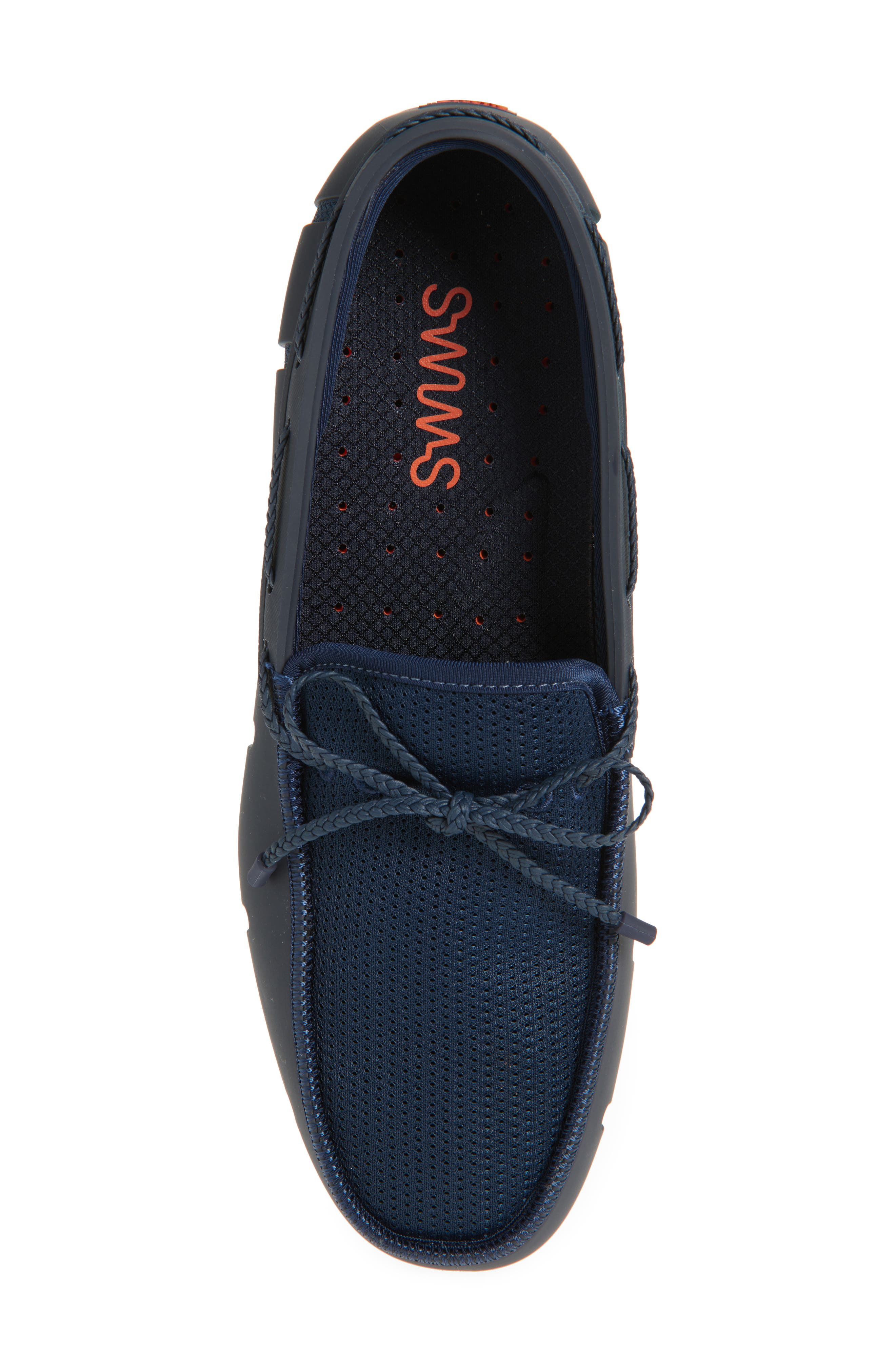 Braided Lace Loafer, Alternate, color, NAVY