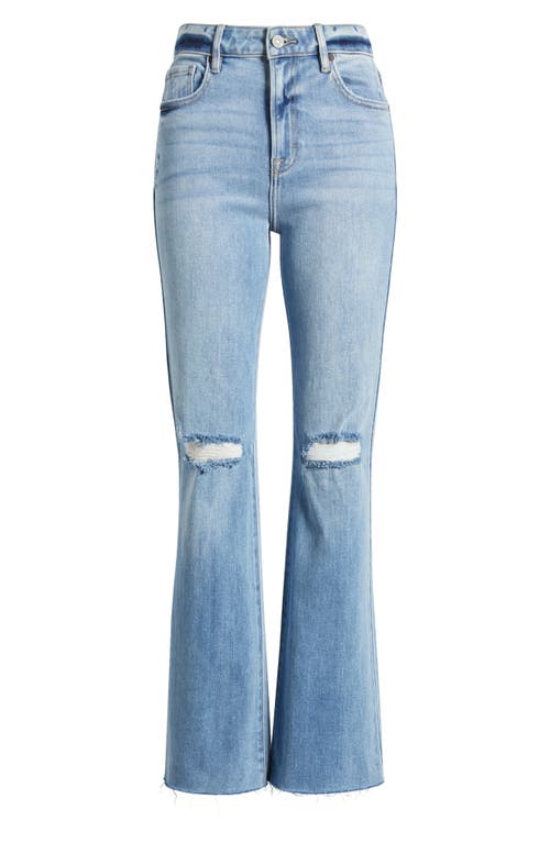 Hidden Jeans Ripped Mid Rise Flare Jeans