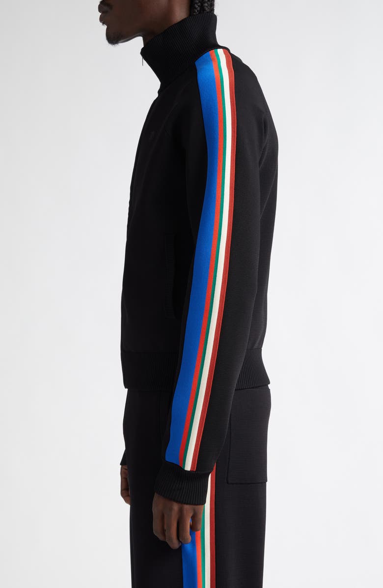 Wales Bonner Tide Track Cardigan, Alternate, color,