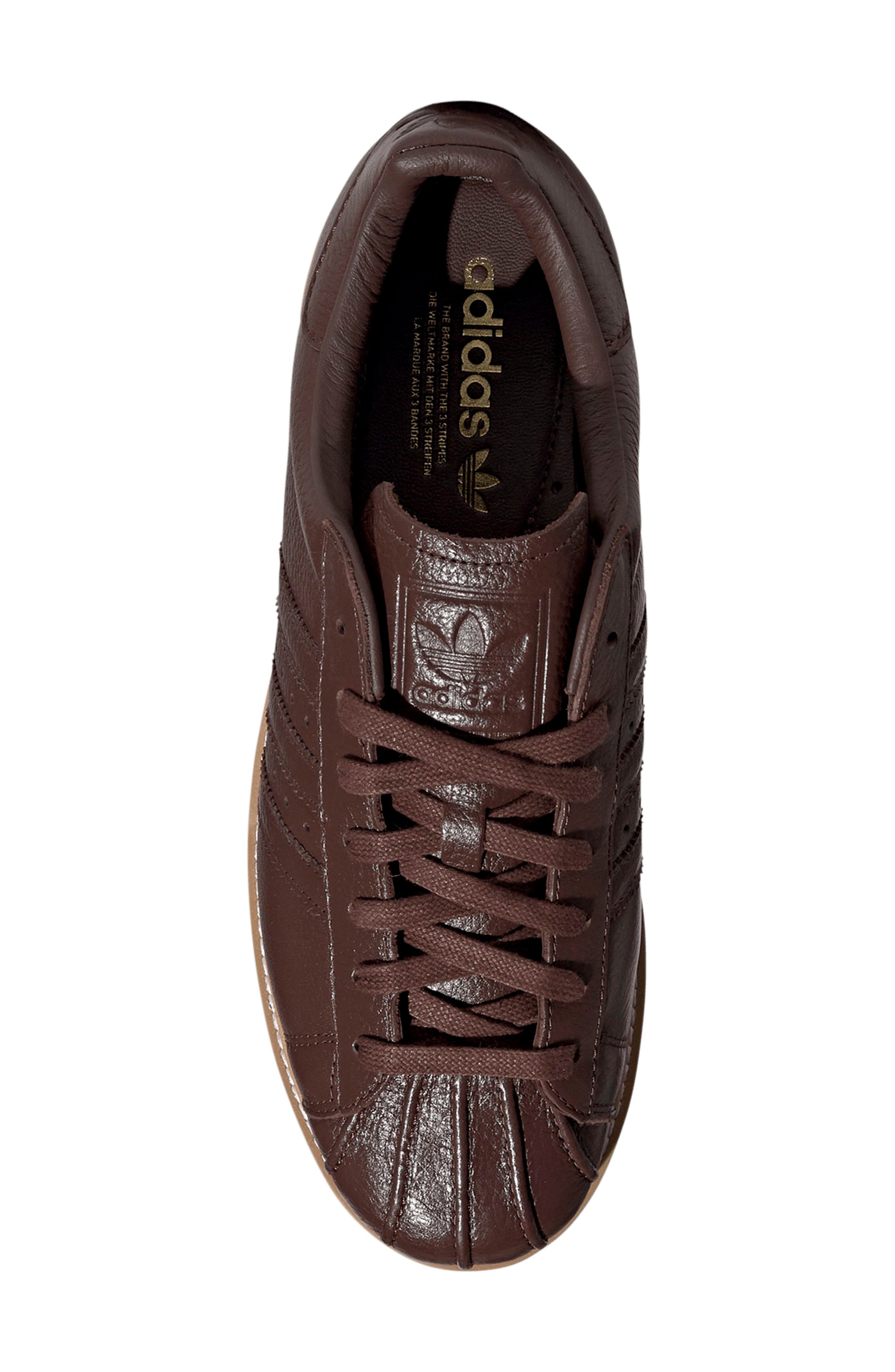 Gender Inclusive Superstar Lux Sneaker, Alternate, color, BROWN/ BROWN/ WARM SANDSTONE