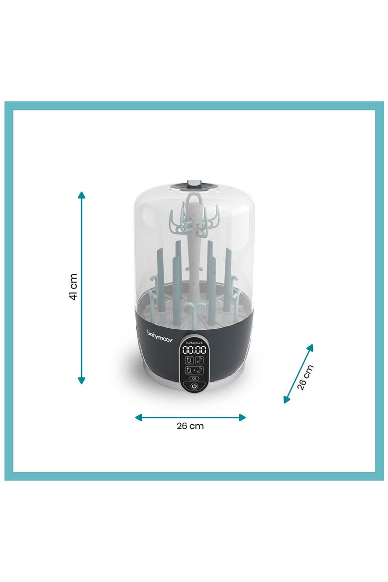 Turbo Pure Sterilizer & Bottle Dryer, Alternate, color, GREY