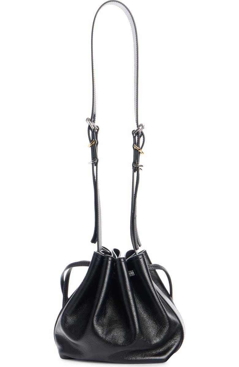 Givenchy Small Pumpkin Drawstring Leather Bucket Bag, Alternate, color,