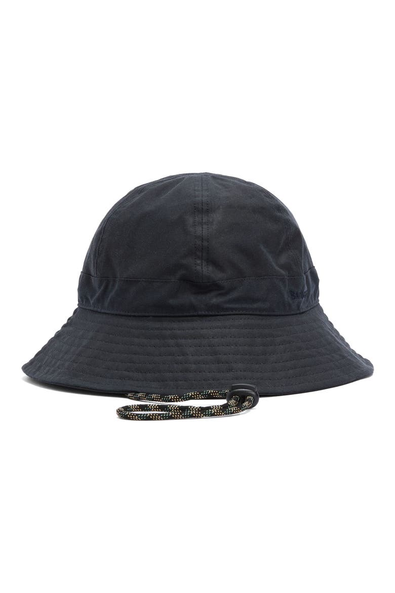Transport Waxed Cotton Bucket Hat, Alternate, color, NAVY
