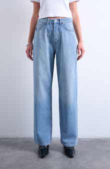 Topshop Column Mid Rise Jeans