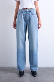 Topshop Column Mid Rise Jeans
