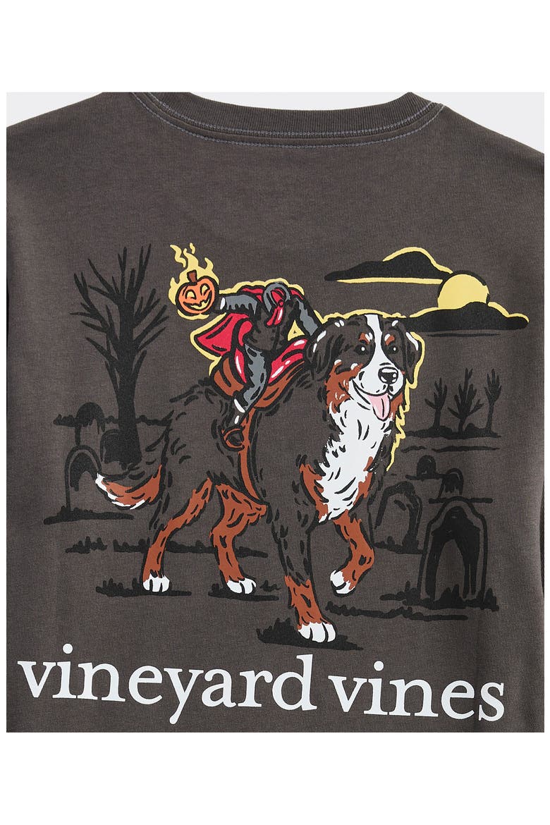 Kids' Headless Horseman Dog Graphic Long Sleeve T-Shirt, Alternate, color, 013 EVENIN