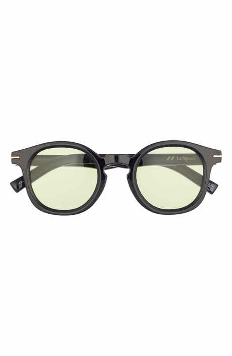 Le Specs Hoodwinked Round Sunglasses, 48mm