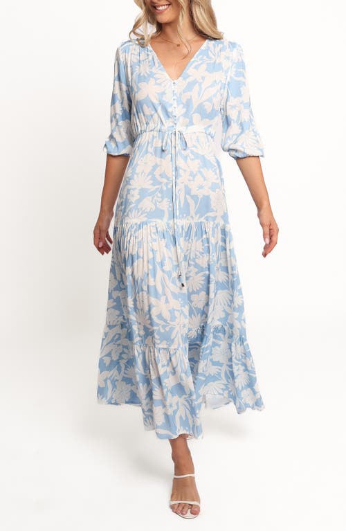 Petal And Pup Petal & Pup Kelda Floral Sundress In Blue