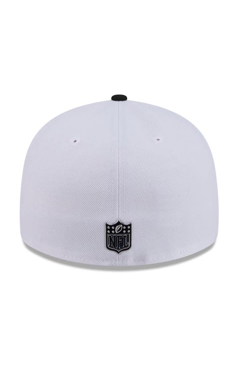 New Era Men's New Era White/Black New York Giants 2026 NFL Draft Pre-Curved 59FIFTY Fitted Hat, Alternate, color, White