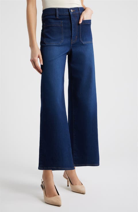 The Anchor High Waist Patch Pocket Jeans (Cicero)