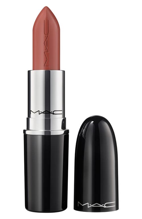 Mac Lustreglass Sheer-shine Lipstick In Brown