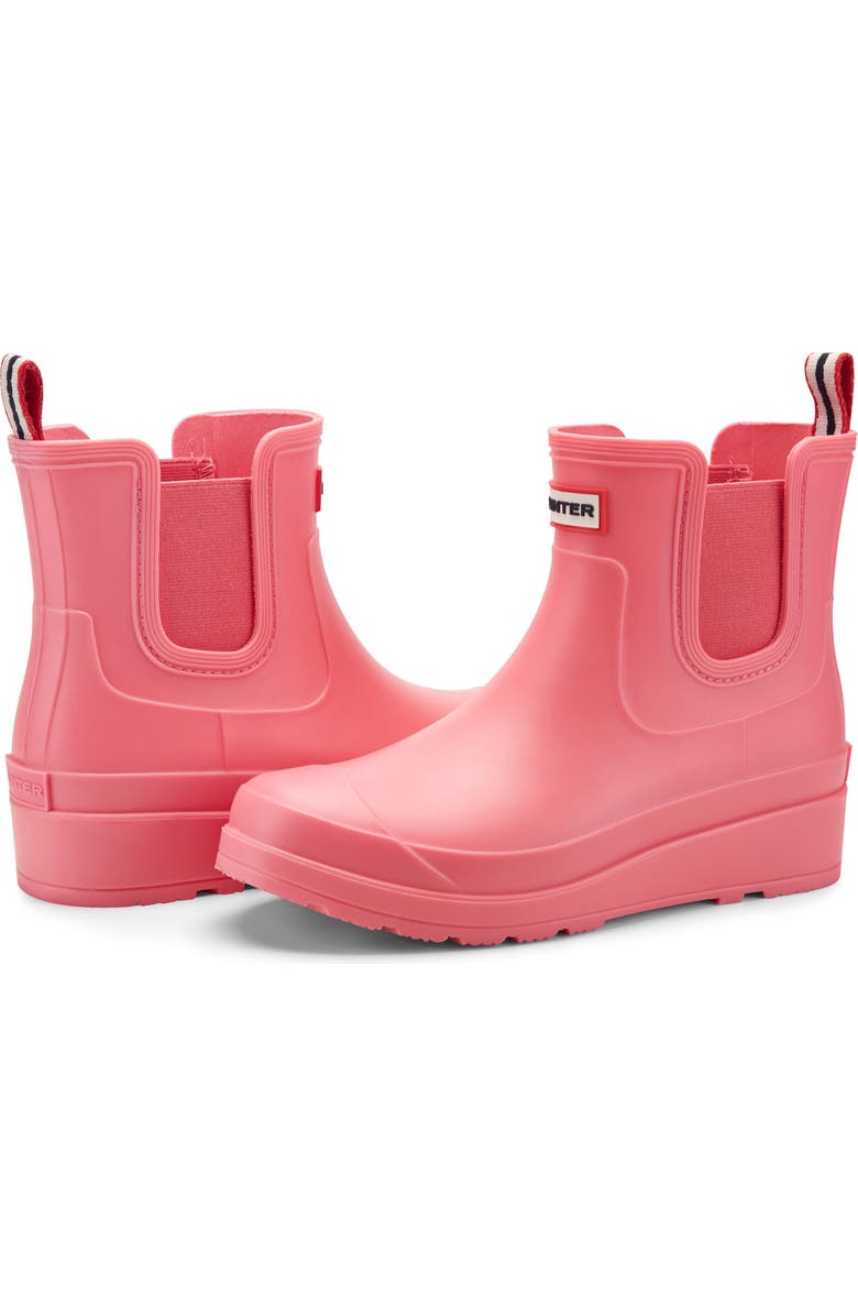 Hunter Tabitha Chelsea Waterproof Rain Boot, Alternate, color, Medium Pink