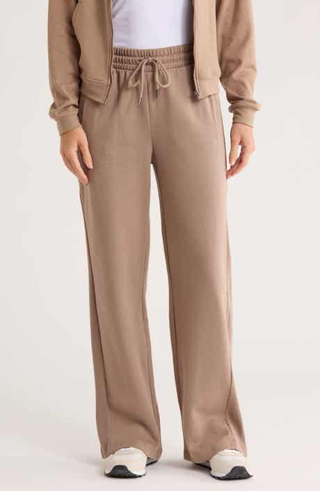 Jessica Simpson Pocket Fleece Wide Leg Pants