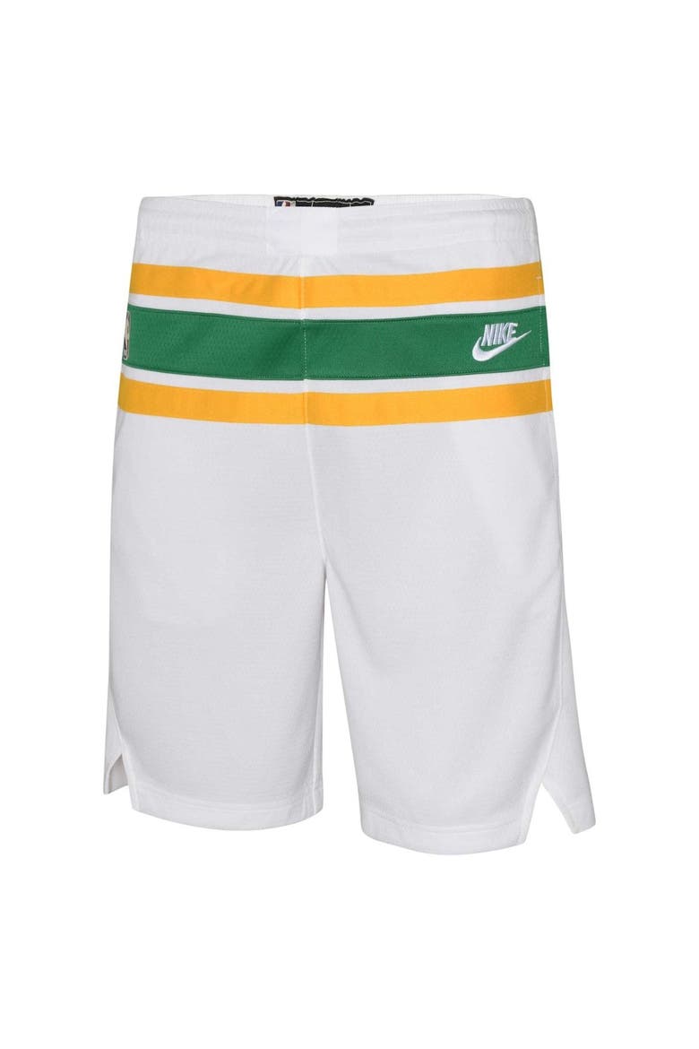 Youth Nike White Houston Rockets Hardwood Classics Swingman Shorts, Alternate, color, White