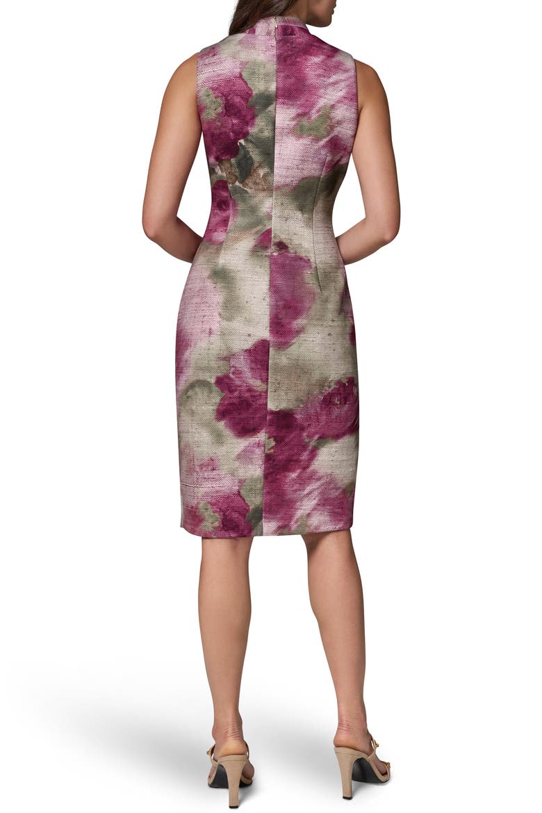 Sleeveless Sheath Dress, Alternate, color, PRUNE MULT