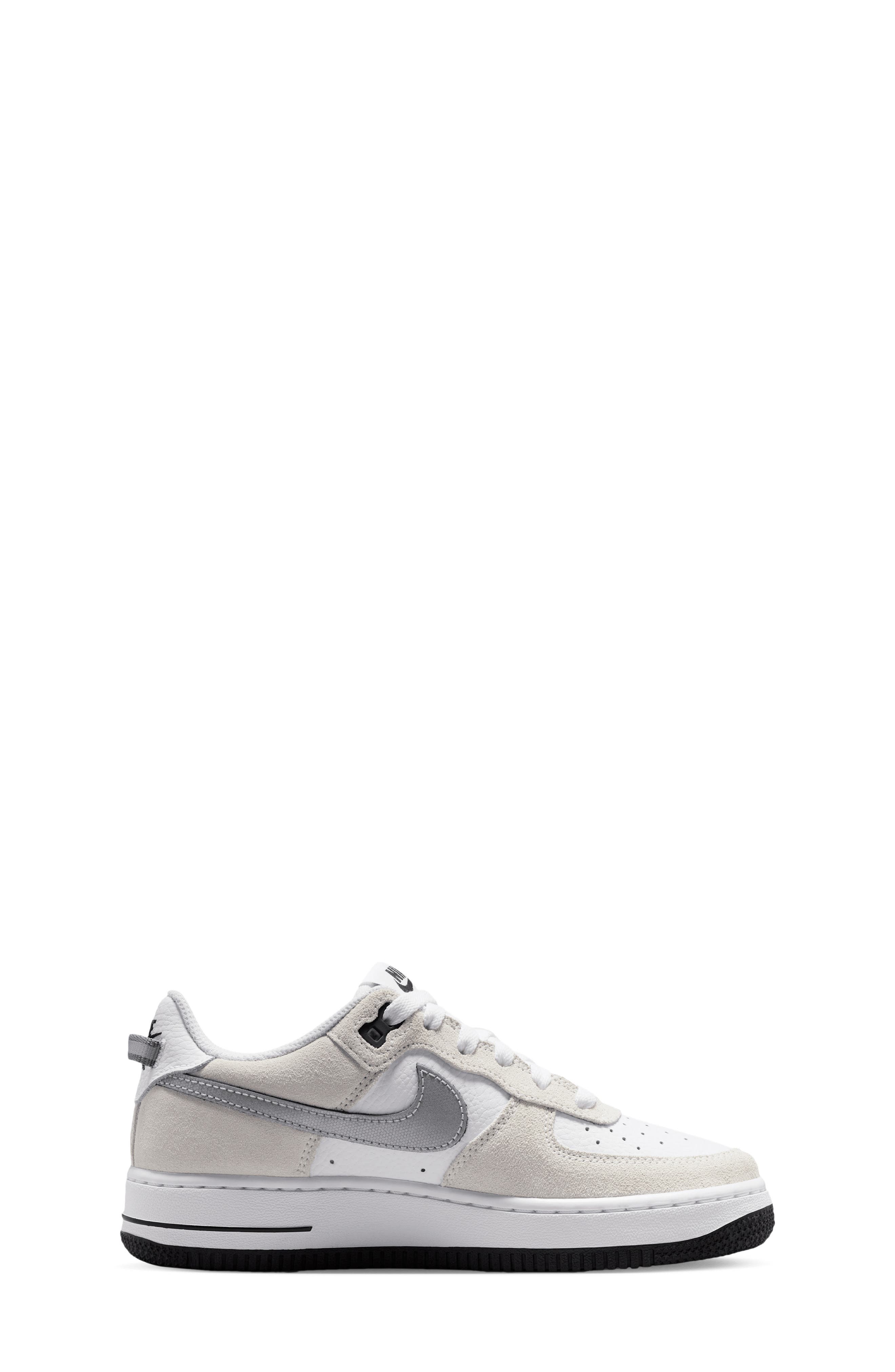 Nike Kids' Air Force 1 Basketball Sneaker, Alternate, color, Phantom/ Black