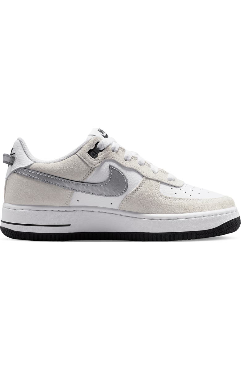 Nike Kids' Air Force 1 Basketball Sneaker, Alternate, color, Phantom/ Black